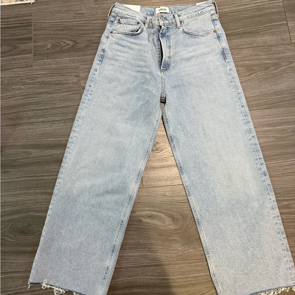 New with tags: Agolde - Women’s Ren: High Rise Wide Leg Jeans - Size 29